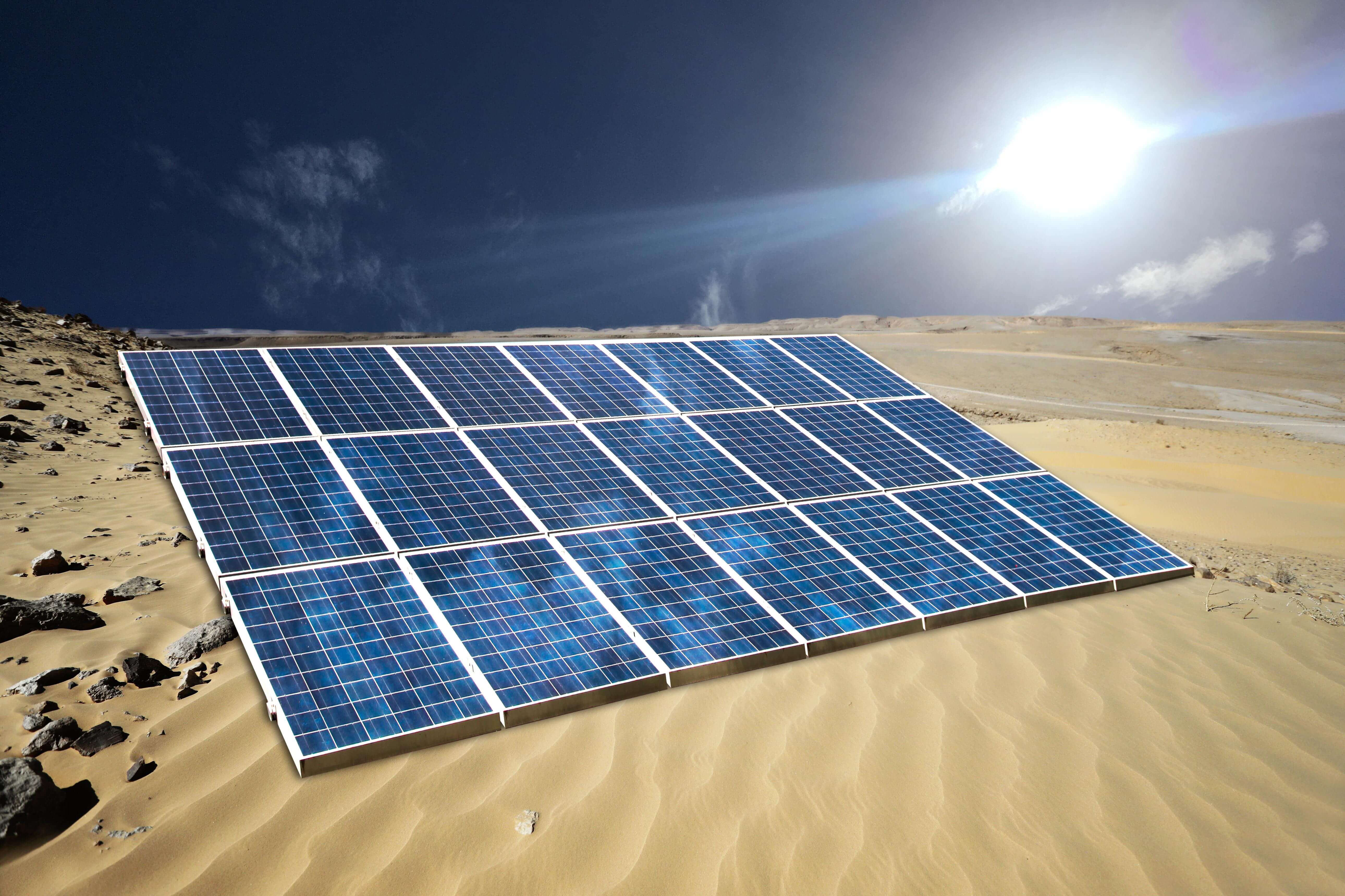 KAUST tests solar coating that keeps panels clean and captures water from air